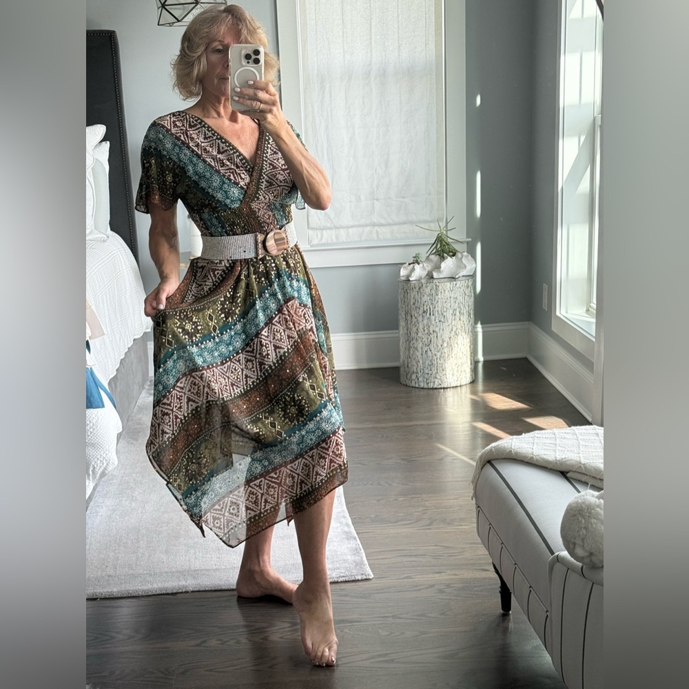 Rabbit Rabbit Rabbit Multicolor Patterned Dress